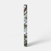 Snowy Pine Cone II Winter Natuur Fotografie Samsung Galaxy Hoesje (Linkerkant)