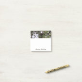 Snowy Pine Cone Post-it® notes (Op bureau)