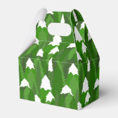 Snowy Pine Forest Bedankdoosjes (Voorkant Zijde)