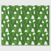 Snowy Pine Forest Cadeaupapier (Vlak)