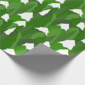 Snowy Pine Forest Cadeaupapier (Hoek)