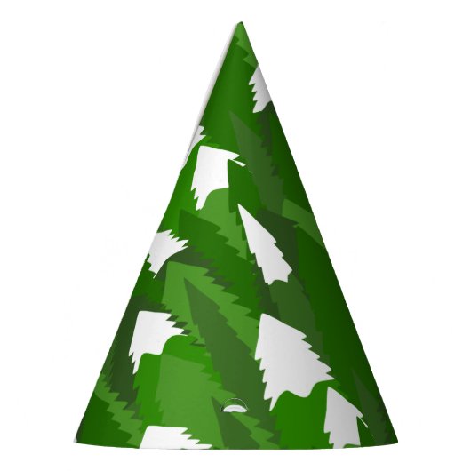 Snowy Pine Forest Feesthoedjes (Links)