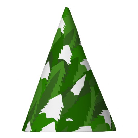 Snowy Pine Forest Feesthoedjes (Rechts)