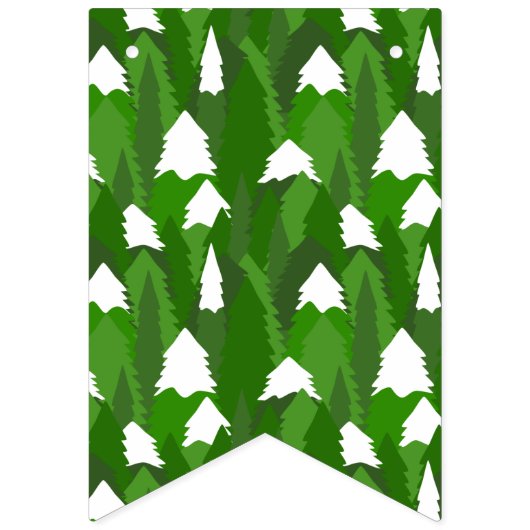 Snowy Pine Forest Vlaggetjes (Eerste vlag)