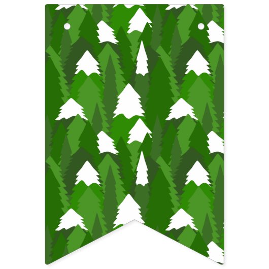 Snowy Pine Forest Vlaggetjes (Derde vlag)