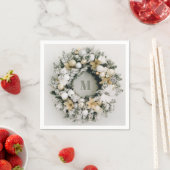 Snowy Pine Kerstmis Servet (Insitu)