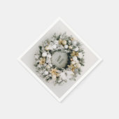 Snowy Pine Kerstmis Servet (Hoek)