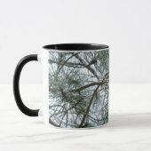 Snowy Pine Needles Winter Natuur Mok (Links)
