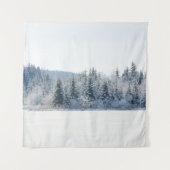 Snowy Pine Trees Dream 1 Wandkleed (Voorkant)