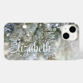 Snowy Pine Winter Case-Mate iPhone Case (Achterkant (horizontaal))