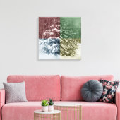 Snowy Pine Wrapped Canvas Afdruk (Insitu (Woonkamer))