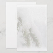 Snowy Pines Briefpapier (Voorkant / Achterkant)