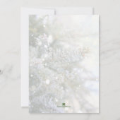 Snowy Pines Kerstfeestdagen (Achterkant)