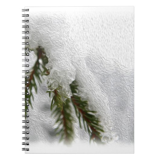 Snowy Pines Notitieboek (Voorkant)