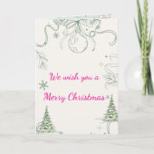 Snowy Pines & Peace Kaart (Voorkant)