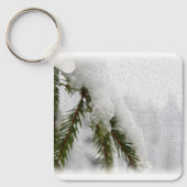 Snowy Pines Sleutelhanger (Voorkant)