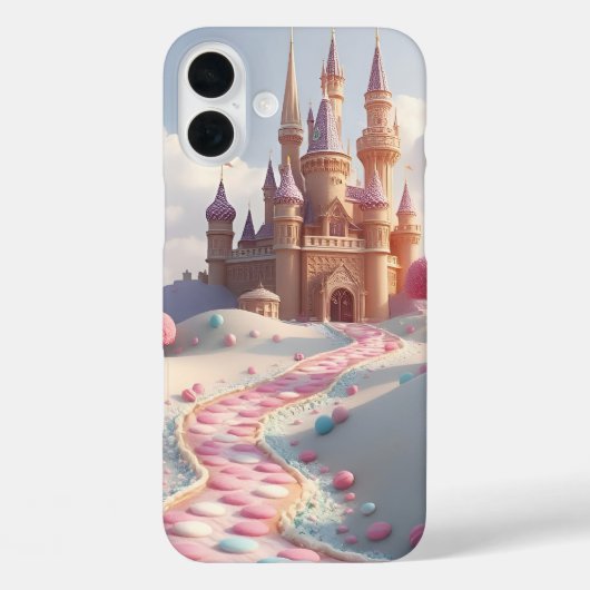 Snowy Pink Candyland Fairy Castle Case-Mate iPhone Case (Achterkant)