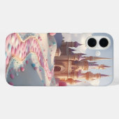 Snowy Pink Candyland Fairy Castle Case-Mate iPhone Case (Achterkant (horizontaal))
