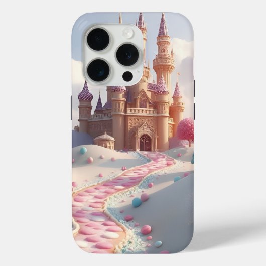 Snowy Pink Candyland Fairy Castle Case-Mate iPhone Case (Achterkant)