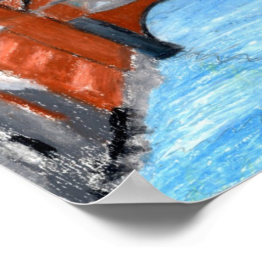 Snowy place poster (Hoek)