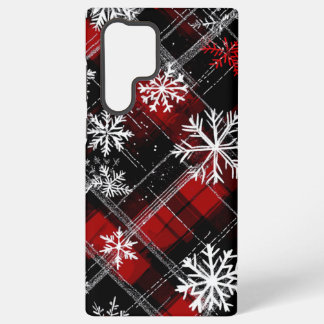 Snowy Plaid Samsung Galaxy Hoesje
