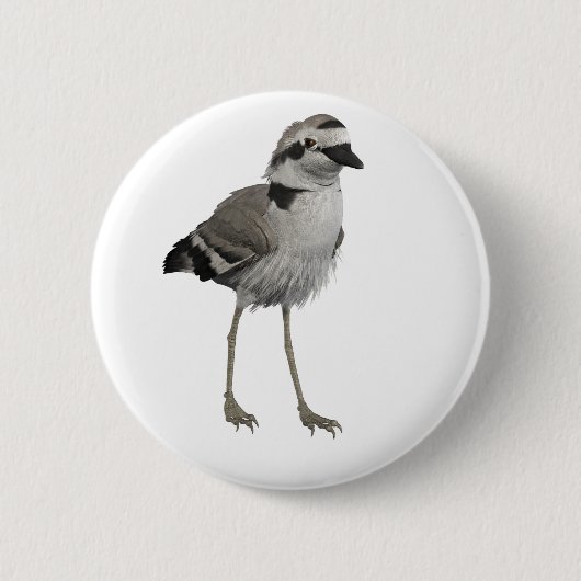 Snowy Plover Ronde Button 5,7 Cm (Voorkant)
