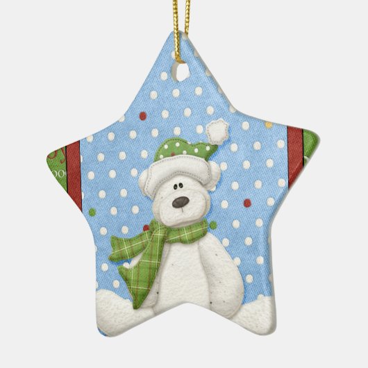 Snowy Polar Beer Ornament (Links)