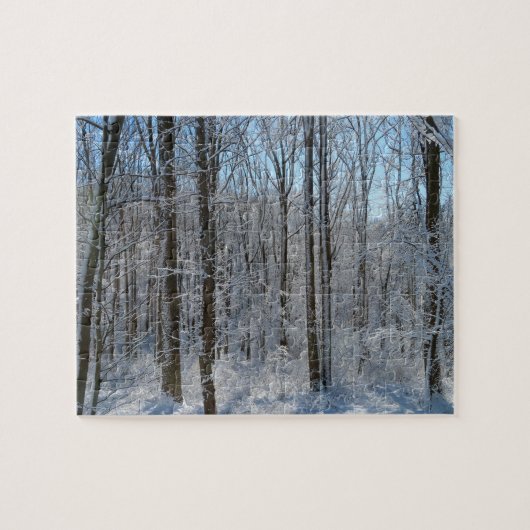 Snowy Poplar Forest I Legpuzzel (Horizontaal)