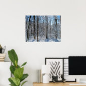 Snowy Poplar Forest I Poster (Thuiskantoor)