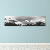 Snowy Prince William Sound Canvas Afdruk (Insitu (Houten vloer))
