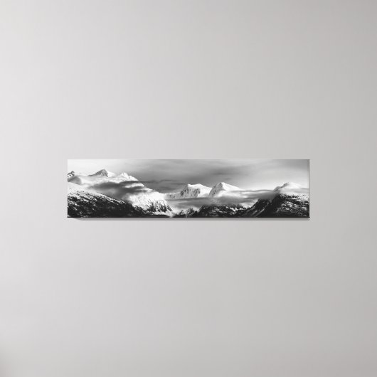 Snowy Prince William Sound Canvas Afdruk (Voorkant)