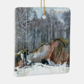 Snowy ravine keramisch ornament (Rechts)