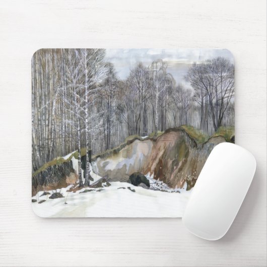 Snowy ravine muismat (Met muis)