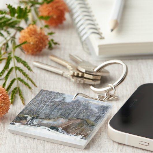 Snowy ravine sleutelhanger (Voorkant Rechts)