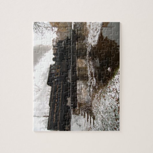 Snowy Reflection Puzzle Legpuzzel (Verticaal)