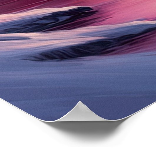 Snowy River en Crimson Skies Poster (Hoek)