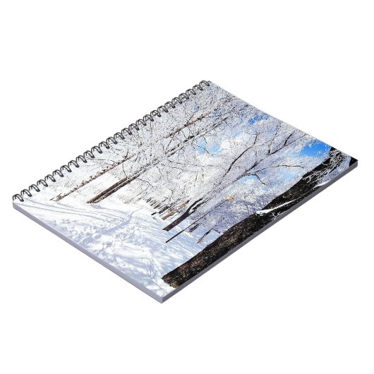 Snowy Road Notitieboek (Linkerzijde)