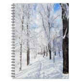 Snowy Road Notitieboek (Voorkant)