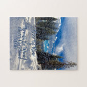 Snowy Road Puzzle Legpuzzel (Horizontaal)