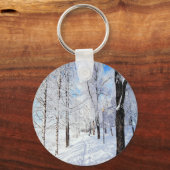 Snowy Road Sleutelhanger (Voorkant)