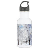 Snowy Road Waterfles (Voorkant)