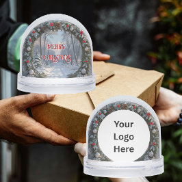 Snowy Road Wreath Klantwaardering Gift Sneeuwbol