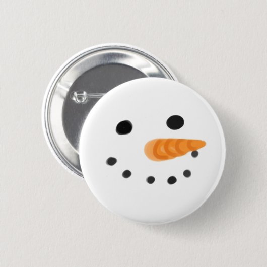 Snowy Ronde Button 5,7 Cm (Voorkant /achterkant)