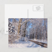 Snowy Rural Michigan Briefkaart (Voorkant / Achterkant)