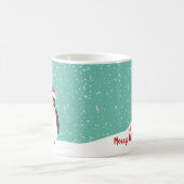 Snowy Santa Penguin Mok Gift (Center)