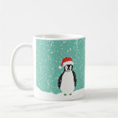 Snowy Santa Penguin Mok Gift (Links)