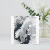 Snowy Scandanavia in Winter beroemd gemaakt door N Kaart (Staand voorkant)