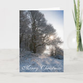 Snowy Scene Christmas Kaart (Voorkant)