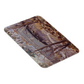 Snowy Scene Of Bridge beroemd gemaakt door Forest  Magneet (Rechterzijde)