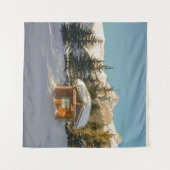 Snowy Serenity: Lake Louise en de Majestic Mount Wandkleed (Voorkant (horizontaal))